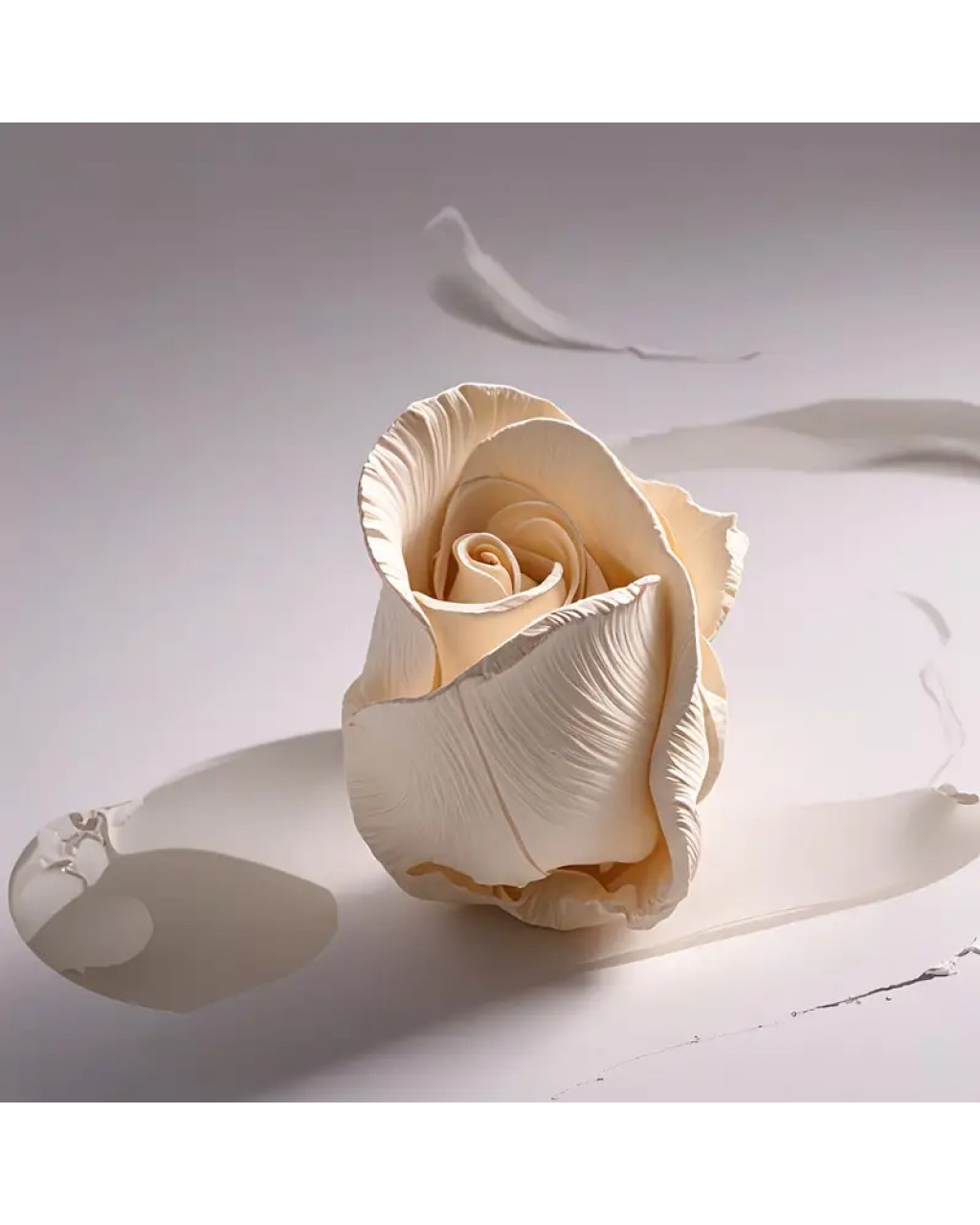 YY5973 Gerçekçi Gül Silikon Kalıp